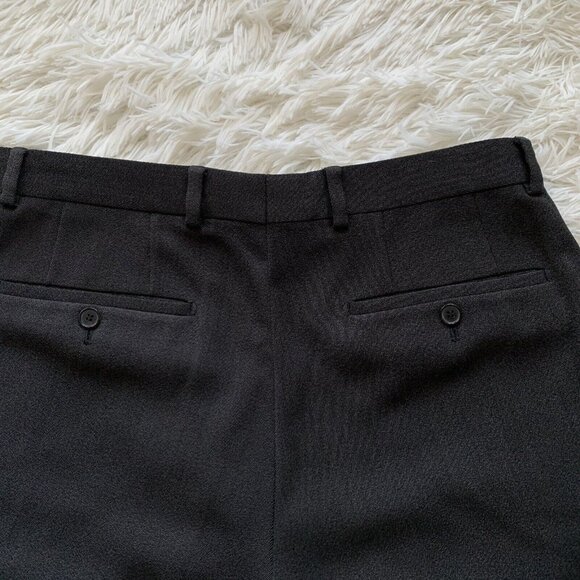 BOSS Hugo Boss Gray 100% Virgin Wool‎ Trousers 32x30 - Picture 1 of 8